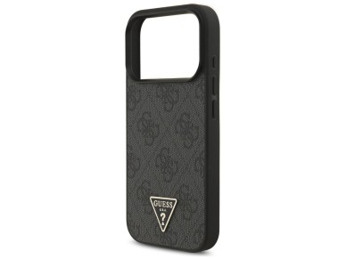 Funda Guess 4G con correa y logo triangular MagSafe para iPhone 17 Pro - negra Funda Guess 4G con correa y logo triangular MagSafe para iPhone 17 Pro - negra