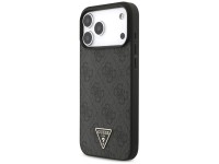 Capa Guess 4G Strap Triangle Logo MagSafe para iPhone 17 Pro Max - Preta Capa Guess 4G Strap Triangle Logo MagSafe para iPhone 17 Pro Max - Preta