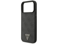 Capa Guess 4G Strap Triangle Logo MagSafe para iPhone 17 Pro Max - Preta Capa Guess 4G Strap Triangle Logo MagSafe para iPhone 17 Pro Max - Preta