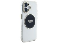 Funda Guess IML Metal Colored Circle Classic Logo MagSafe para iPhone 16 - negra Funda Guess IML Metal Colored Circle Classic Logo MagSafe para iPhone 16 - negra