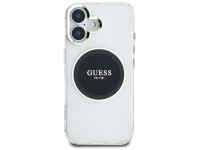 Funda Guess IML Metal Colored Circle Classic Logo MagSafe para iPhone 16 - negra Funda Guess IML Metal Colored Circle Classic Logo MagSafe para iPhone 16 - negra