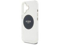 Funda Guess IML Metal Colored Circle Classic Logo MagSafe para iPhone 16 - negra Funda Guess IML Metal Colored Circle Classic Logo MagSafe para iPhone 16 - negra