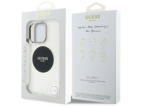 Guess IML Metal Colored Circle Classic Logo MagSafe case for iPhone 16 Pro - black Guess IML Metal Colored Circle Classic Logo MagSafe case for iPhone 16 Pro - black