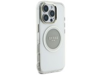 Funda Guess IML Metal Colored Circle Classic Logo MagSafe para iPhone 16 Pro Max - gris Funda Guess IML Metal Colored Circle Classic Logo MagSafe para iPhone 16 Pro Max - gris