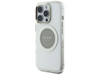 Funda Guess IML Metal Colored Circle Classic Logo MagSafe para iPhone 16 Pro Max - gris Funda Guess IML Metal Colored Circle Classic Logo MagSafe para iPhone 16 Pro Max - gris