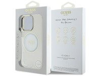 Guess IML Metal Colored Circle Classic Logo MagSafe case for iPhone 16 Pro Max - white Guess IML Metal Colored Circle Classic Logo MagSafe case for iPhone 16 Pro Max - white