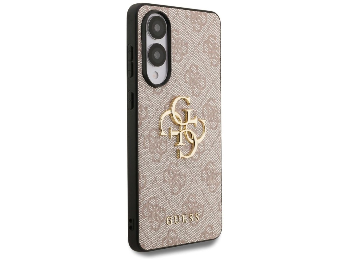 Guess Big 4G Logo Classic Logo Case for Samsung Galaxy S25 Edge - Pink