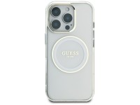 Guess IML Metal Colored Circle Classic Logo MagSafe case for iPhone 16 Pro Max - white Guess IML Metal Colored Circle Classic Logo MagSafe case for iPhone 16 Pro Max - white