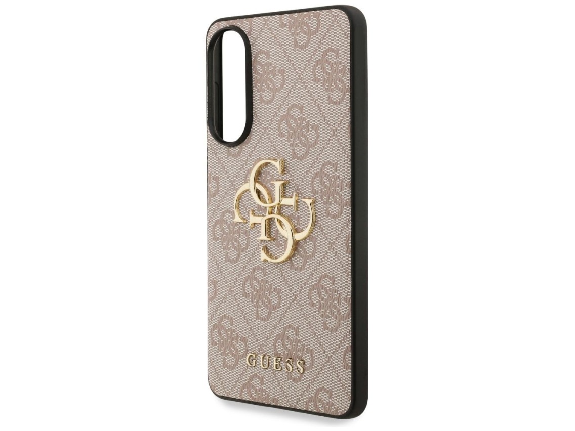 Guess Big 4G Logo Classic Logo Case for Samsung Galaxy S25 Edge - Pink