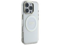 Guess IML Metal Colored Circle Classic Logo MagSafe case for iPhone 16 Pro Max - white Guess IML Metal Colored Circle Classic Logo MagSafe case for iPhone 16 Pro Max - white