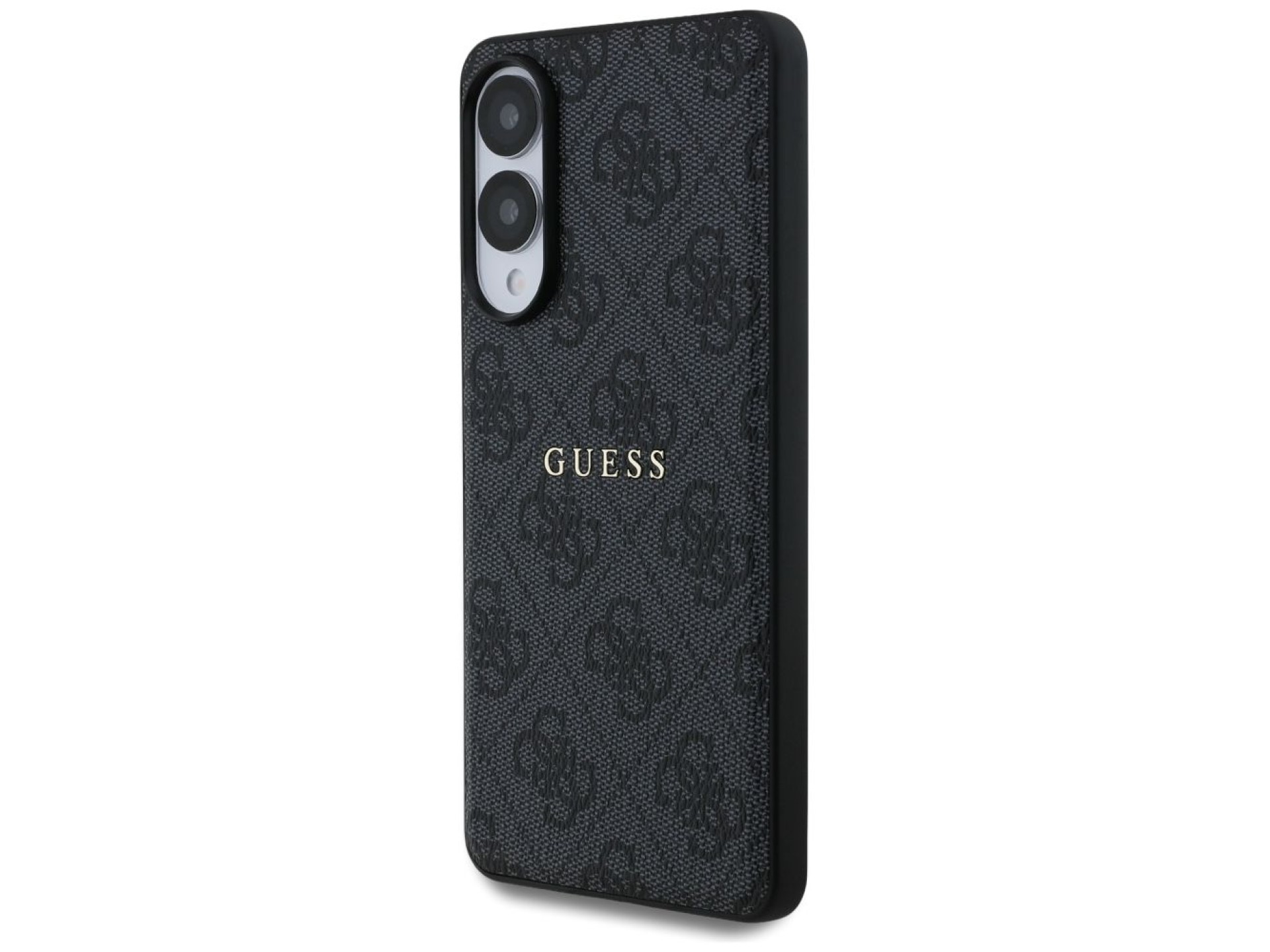 Guess 4G Ring Classic Logo MagSafe Case for Samsung Galaxy S25 Edge - Black