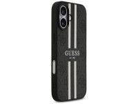 Funda Guess 4G con estampado de rayas y MagSafe para iPhone 17 - negra Funda Guess 4G con estampado de rayas y MagSafe para iPhone 17 - negra
