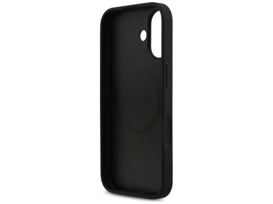Funda Guess 4G con estampado de rayas y MagSafe para iPhone 17 - negra Funda Guess 4G con estampado de rayas y MagSafe para iPhone 17 - negra