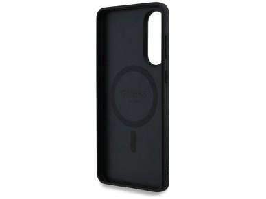 Guess 4G Ring Classic Logo MagSafe Case for Samsung Galaxy S25 Edge - Black Guess 4G Ring Classic Logo MagSafe Case for Samsung Galaxy S25 Edge - Black