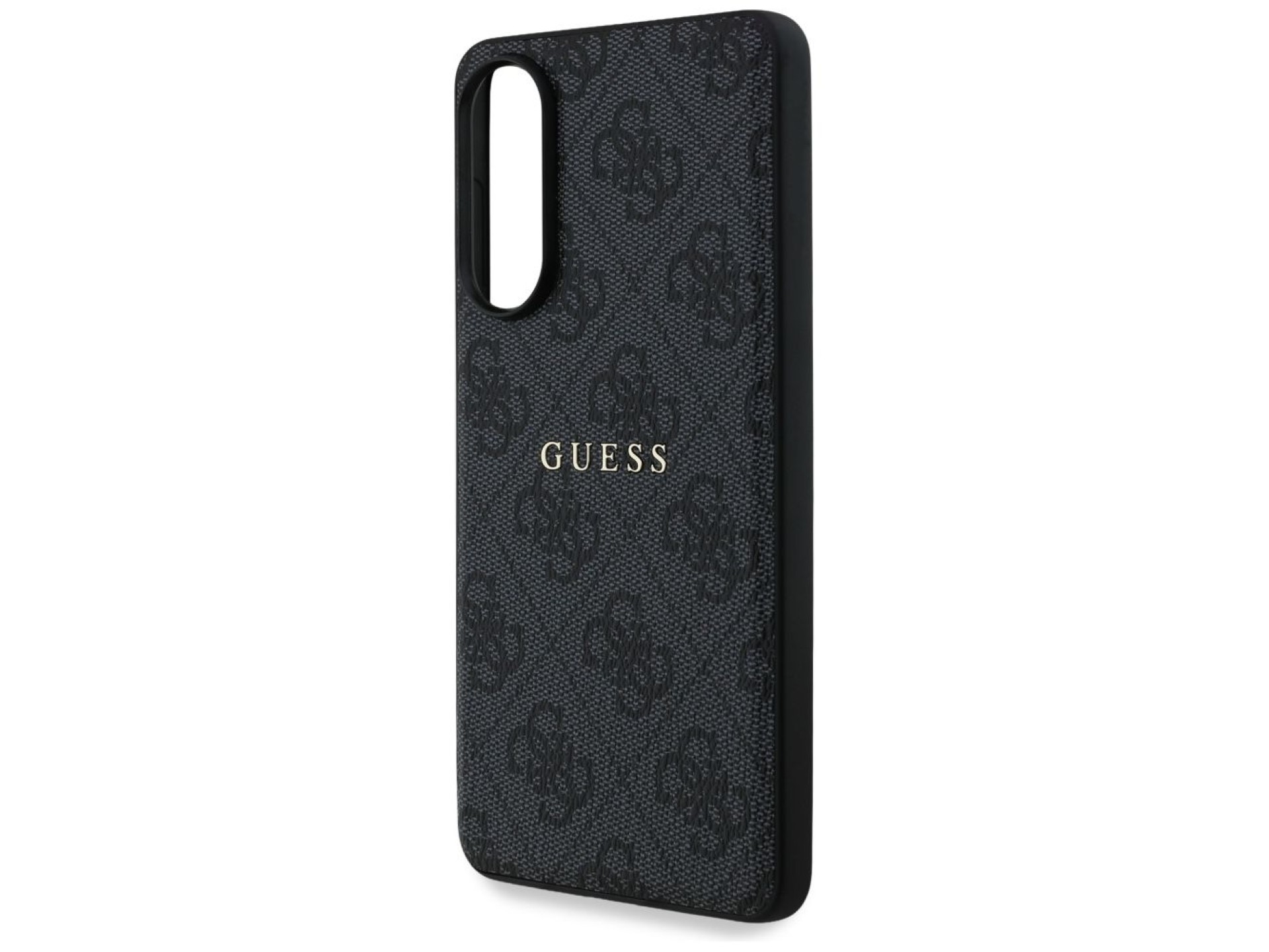 Guess 4G Ring Classic Logo MagSafe Case for Samsung Galaxy S25 Edge - Black