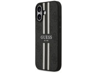 Funda Guess 4G con estampado de rayas y MagSafe para iPhone 17 - negra Funda Guess 4G con estampado de rayas y MagSafe para iPhone 17 - negra