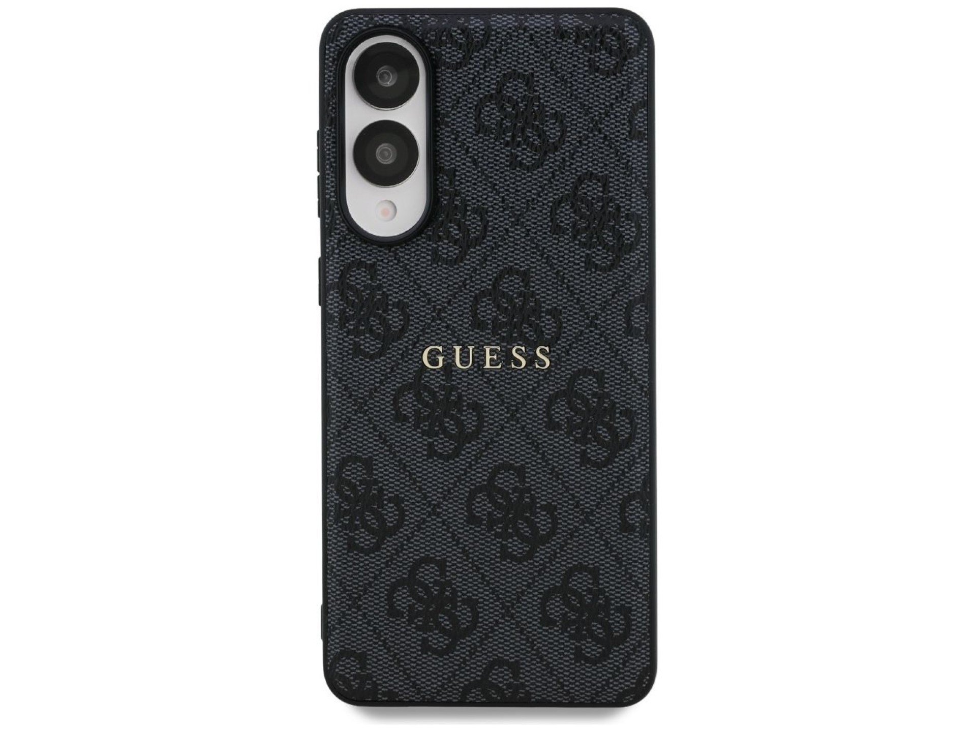 Guess 4G Ring Classic Logo MagSafe Case for Samsung Galaxy S25 Edge - Black