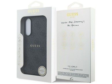 Guess 4G Ring Classic Logo MagSafe Case for Samsung Galaxy S25 Edge - Black Guess 4G Ring Classic Logo MagSafe Case for Samsung Galaxy S25 Edge - Black