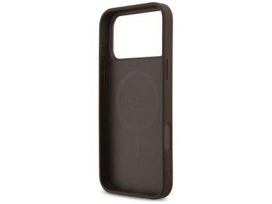 Guess 4G Printed Stripes MagSafe case for iPhone 17 Pro Max - brown Guess 4G Printed Stripes MagSafe case for iPhone 17 Pro Max - brown