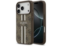 Funda Guess 4G con estampado de rayas y MagSafe para iPhone 17 Pro - marrón Funda Guess 4G con estampado de rayas y MagSafe para iPhone 17 Pro - marrón