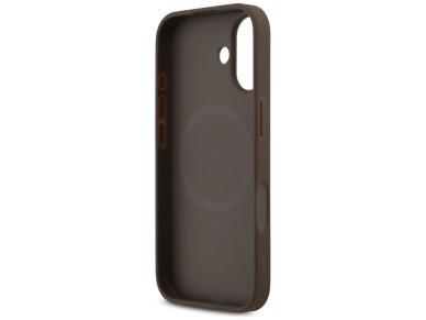 Guess 4G Printed Stripes MagSafe case for iPhone 17 - brown Guess 4G Printed Stripes MagSafe case for iPhone 17 - brown
