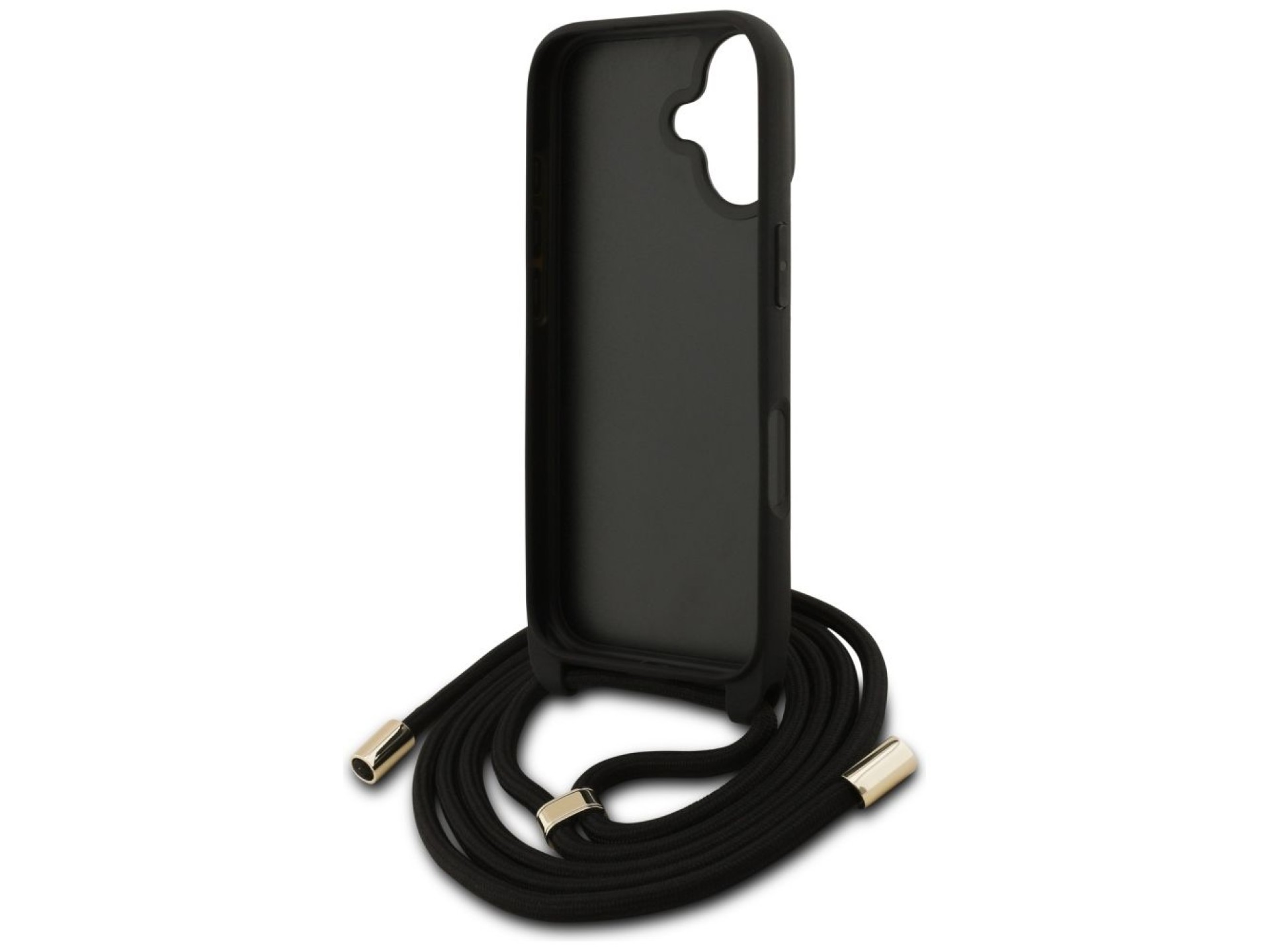 Guess 4G Big Logo Cord Stap Crossbody Case for iPhone 17 - Brown