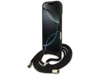 Guess 4G Big Logo Cord Stap Crossbody Case for iPhone 17 - Black Guess 4G Big Logo Cord Stap Crossbody Case for iPhone 17 - Black