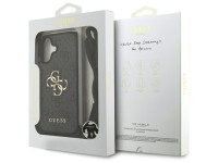 Guess 4G Big Logo Cord Stap Crossbody Case for iPhone 17 - Black Guess 4G Big Logo Cord Stap Crossbody Case for iPhone 17 - Black