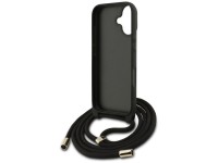 Guess 4G Big Logo Cord Stap Crossbody Case for iPhone 17 - Black Guess 4G Big Logo Cord Stap Crossbody Case for iPhone 17 - Black