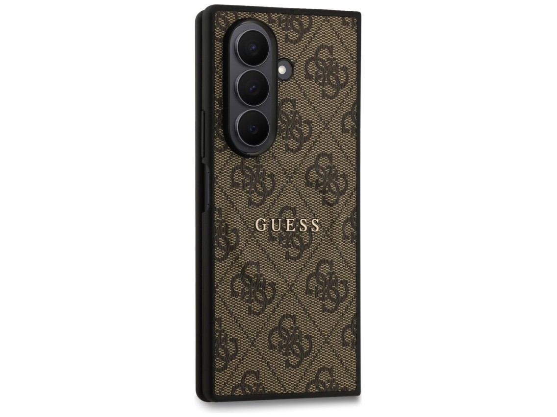 Funda Guess 4G Classic MagSafe para Samsung Galaxy Z Fold7 - Marrón