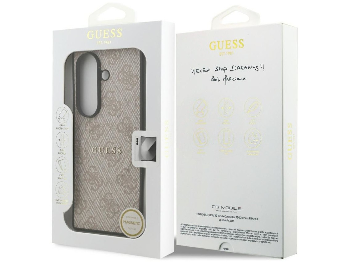 Guess 4G Classic MagSafe Case for Samsung Galaxy Z Fold7 - Pink
