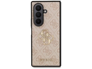 Guess Big 4G Logo Classic Logo Case for Samsung Galaxy Z Fold7 - Pink