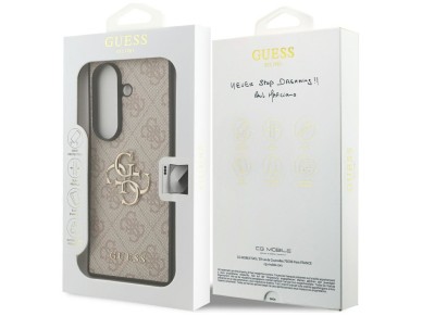 Guess Big 4G Logo Classic Logo Case for Samsung Galaxy Z Fold7 - Pink