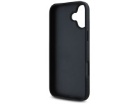Capa Guess Grained Roses com logo Big 4G para iPhone 16 - preta Capa Guess Grained Roses com logo Big 4G para iPhone 16 - preta