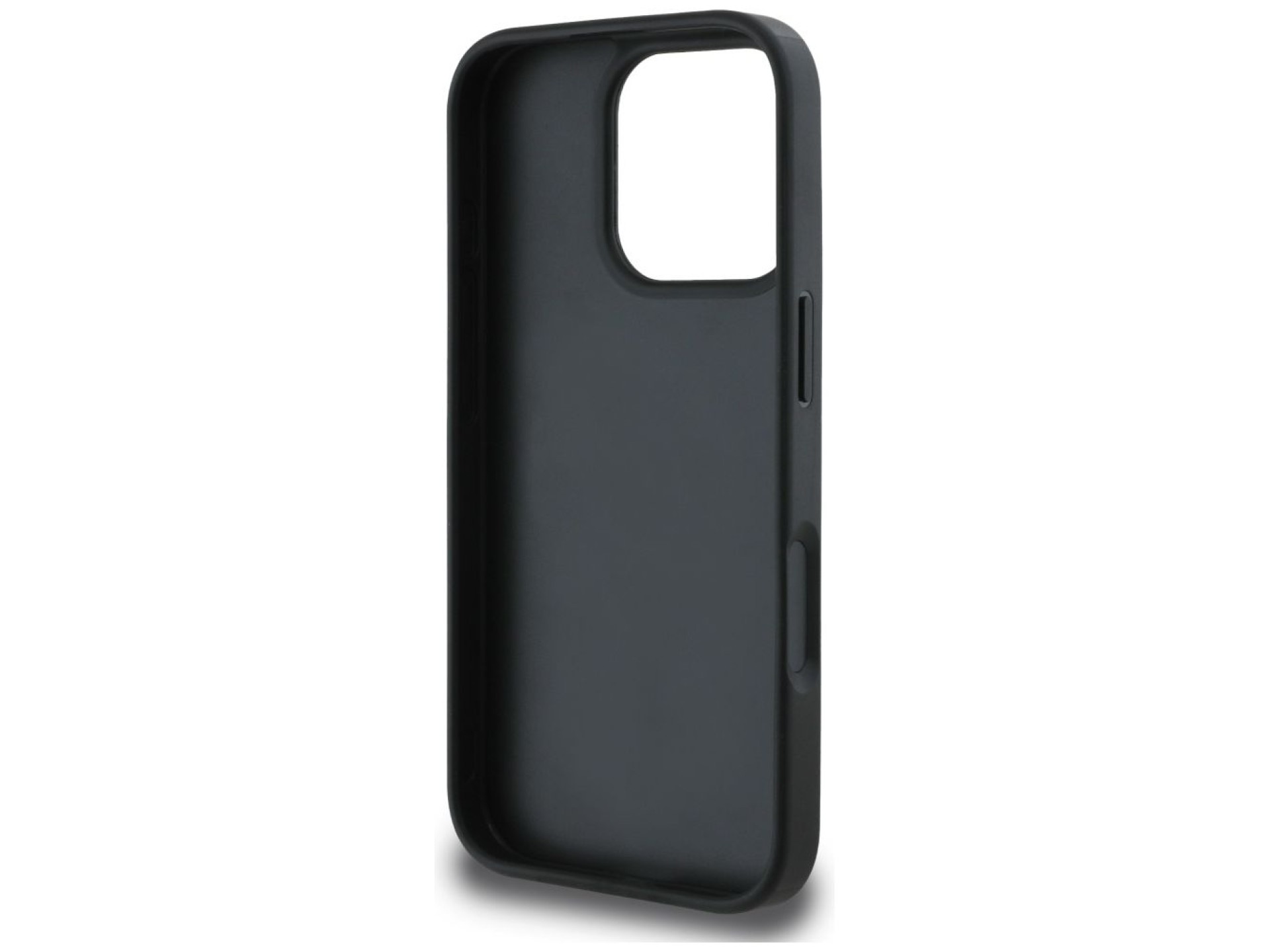 Guess Grained Roses Big 4G logo iPhone 16 Pro case - black