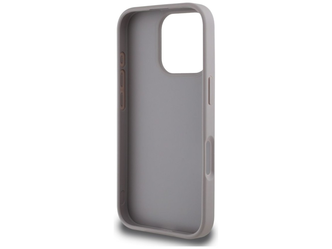 Guess Grained Roses Big 4G Logo iPhone 16 Pro Max Case - Purple