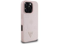 Funda Guess MagSafe para iPhone 16 Pro con logo de peonía y estampado en caliente - Rosa Funda Guess MagSafe para iPhone 16 Pro con logo de peonía y estampado en caliente - Rosa