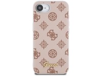 Funda Guess Peony Script Logo MagSafe para iPhone 16e - Marrón Funda Guess Peony Script Logo MagSafe para iPhone 16e - Marrón