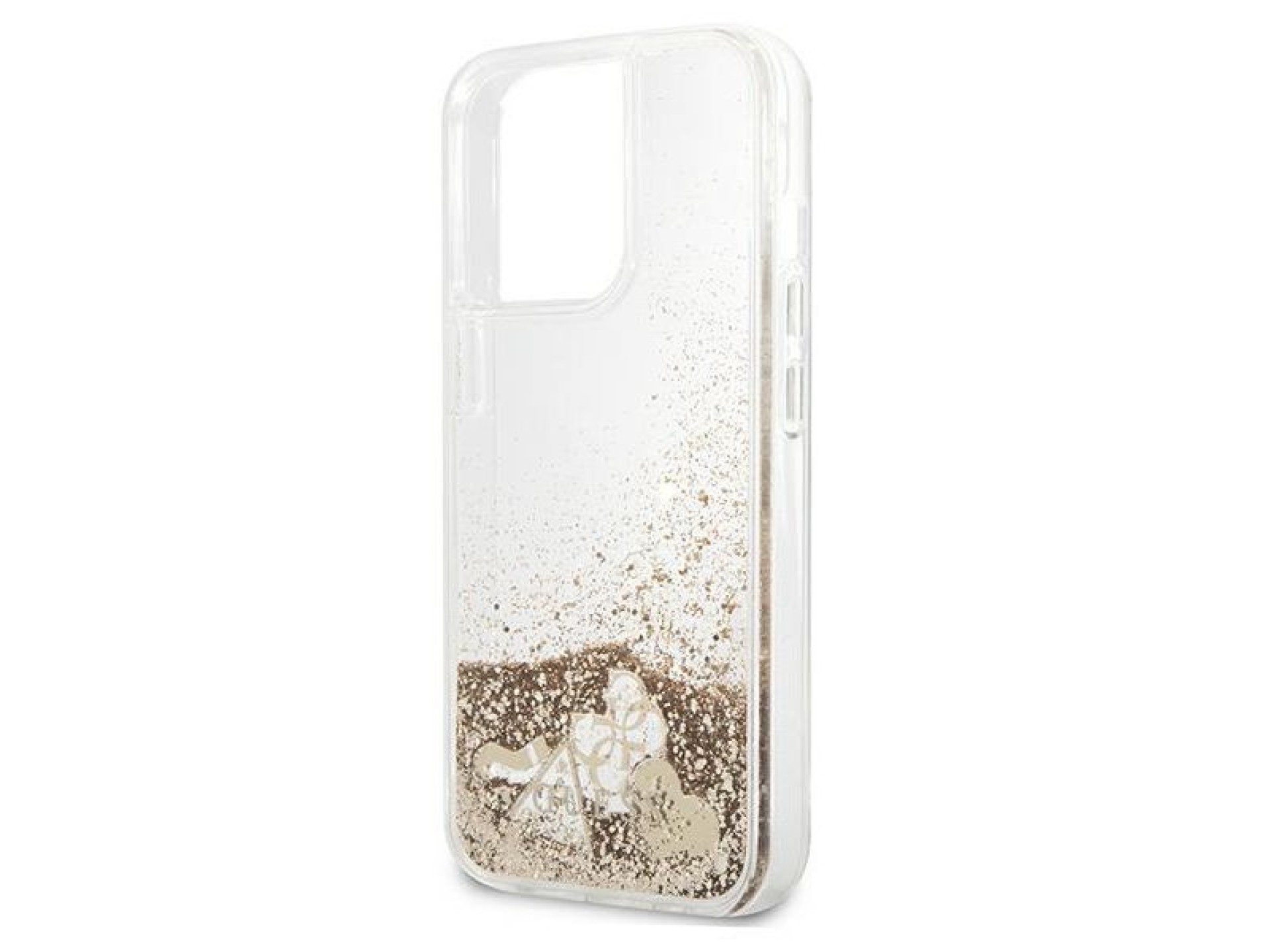 Guess Glitter Charms iPhone 13 Pro Case - Gold