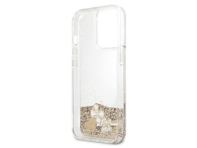 Guess Glitter Charms iPhone 13 Pro Case - Gold Guess Glitter Charms iPhone 13 Pro Case - Gold