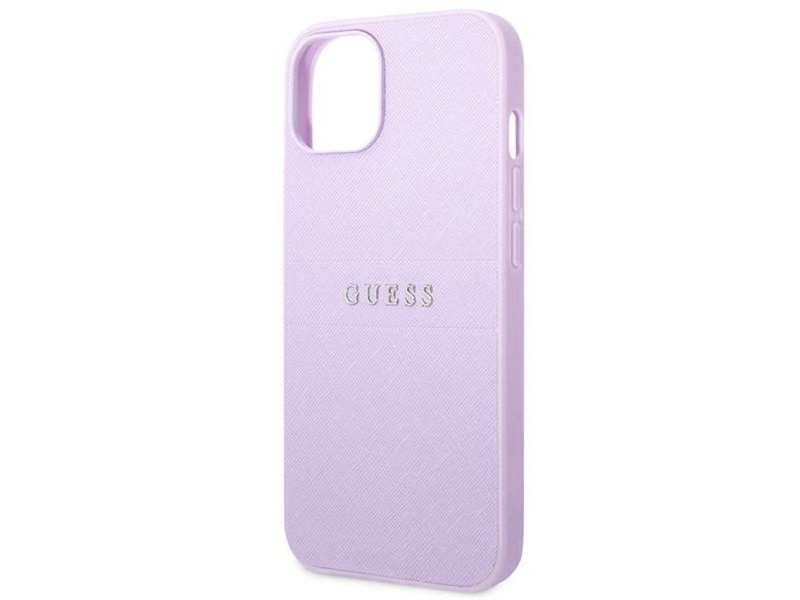 Capa Guess GUHCP14MPSASBPU para iPhone 14 Plus / 15 Plus - Roxa