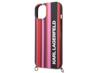 Karl Lagerfeld KLHCP14SSTSTP iPhone 14 6.1 "carcasa rígida rosa / correa de rayas rosas" Karl Lagerfeld KLHCP14SSTSTP iPhone 14 6.1 "carcasa rígida rosa / correa de rayas rosas"