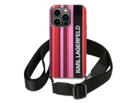 Karl Lagerfeld KLHCP14XSTSTP iPhone 14 Pro Max 6.7 "hardcase pink / pink Color Stripes Strap Karl Lagerfeld KLHCP14XSTSTP iPhone 14 Pro Max 6.7 "hardcase pink / pink Color Stripes Strap