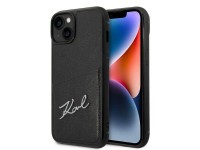 Karl Lagerfeld Signature Logo Cardslot case for iPhone 14 Plus - black Karl Lagerfeld Signature Logo Cardslot case for iPhone 14 Plus - black