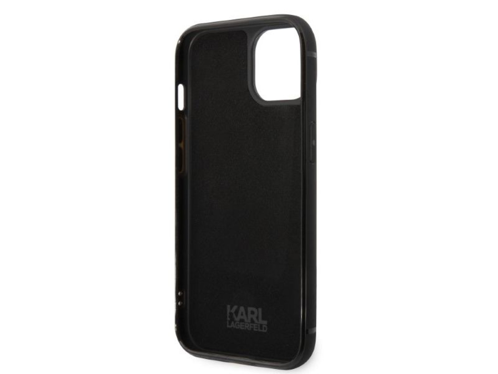 Karl Lagerfeld Signature Logo Cardslot case for iPhone 14 Plus - black