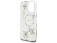 Funda Guess Resin Flowers MagSafe para iPhone 16 Pro - morado Funda Guess Resin Flowers MagSafe para iPhone 16 Pro - morado