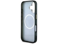 Capa Guess IML Metal Glitter 4G Circle Triangle MagSafe para iPhone 16 - Preta Capa Guess IML Metal Glitter 4G Circle Triangle MagSafe para iPhone 16 - Preta