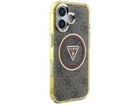 Capa Guess IML Metal Glitter 4G Circle Triangle MagSafe para iPhone 16 - Marrom Capa Guess IML Metal Glitter 4G Circle Triangle MagSafe para iPhone 16 - Marrom
