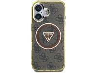 Capa Guess IML Metal Glitter 4G Circle Triangle MagSafe para iPhone 16 - Marrom Capa Guess IML Metal Glitter 4G Circle Triangle MagSafe para iPhone 16 - Marrom