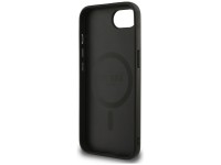 Guess 4G Flowers Print MagSafe case for iPhone 16e - black Guess 4G Flowers Print MagSafe case for iPhone 16e - black